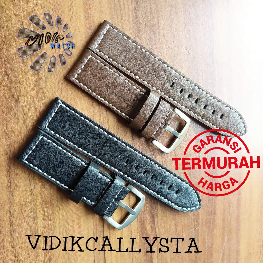 Strap Tali Jam Tangan Kulit 22mm 24mm C301 22 24 SEMUA MERK JAM TANGAN