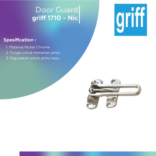 Penahan Pintu Door Guard griff 1710 - Nic|Grendel Pintu Rumah|Penahan Pintu Rumah