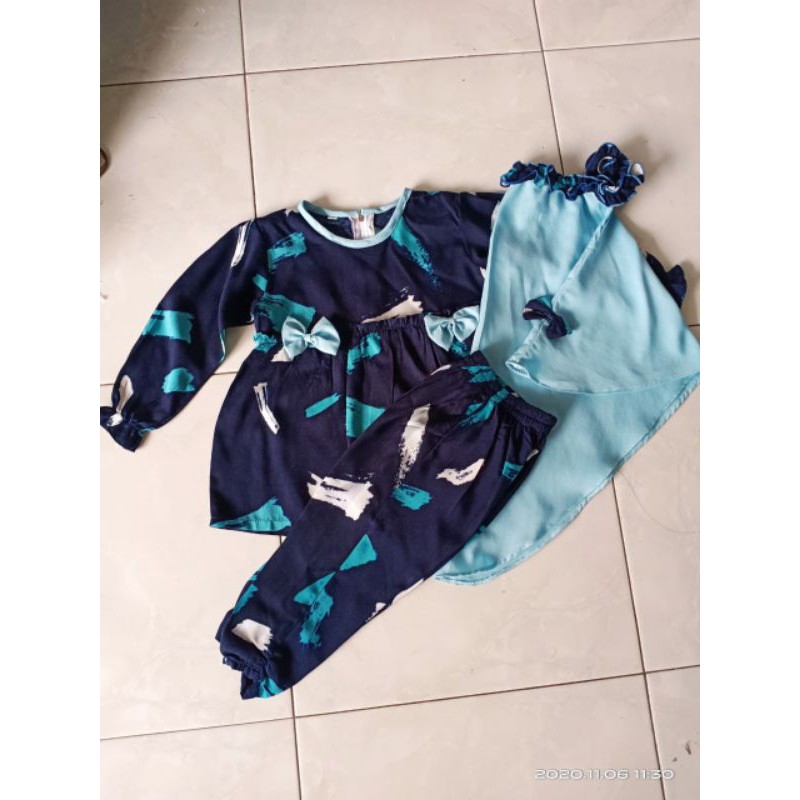 FIRDA SET TUNIK+CELANA+HIJAB