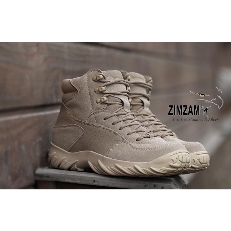 promo sepatu zimzam tactical combat safety boots sepatu touring gaya murah