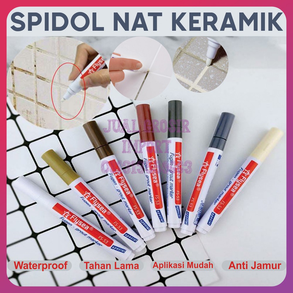 Tile Grout Marker Tile Reform - Spidol Nat Keramik ORIGINAL