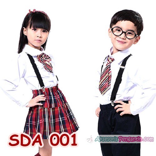 Suspender Pesta Hitam Anak Pria/Wanita l Aksesoris Baju Bretel-SDA001