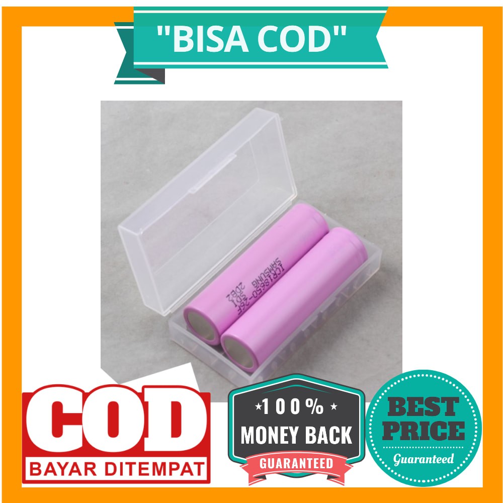 BISA COD YCDC Casing Baterai Transparan untuk 2x18650 / 4x16340 - ZC811500 - Transparent