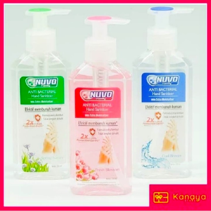 [READY STOCK] NUVO Hand Sanitizer 250ml ORIGINAL 250 ml pump/85ml/50ml
