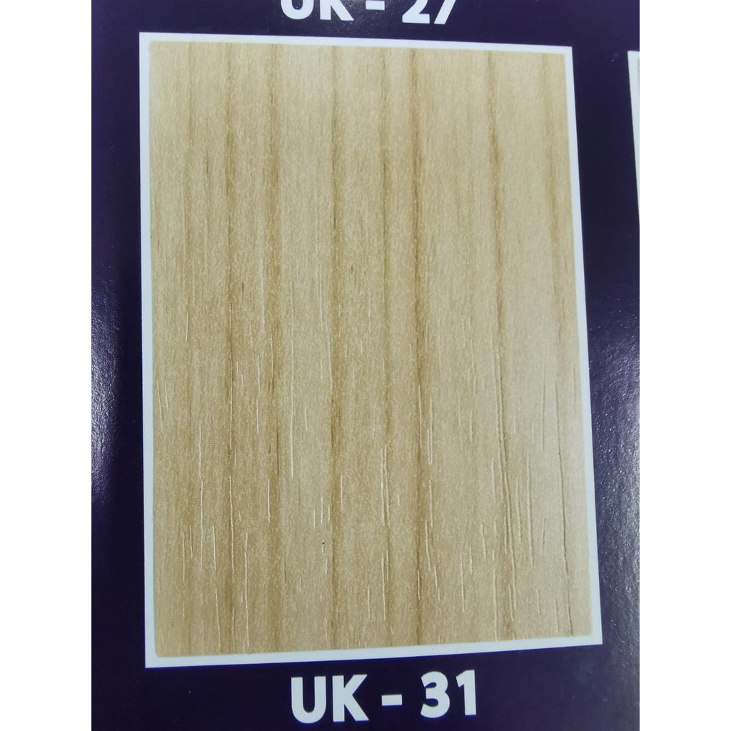 TACO SHEET URAT KAYU COKLAT MUDA ( PVC SHEET ) UK31