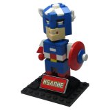 HSANHE BLOCK 6324 Action Figure Lego Cube Nano Micro World Series Captain America