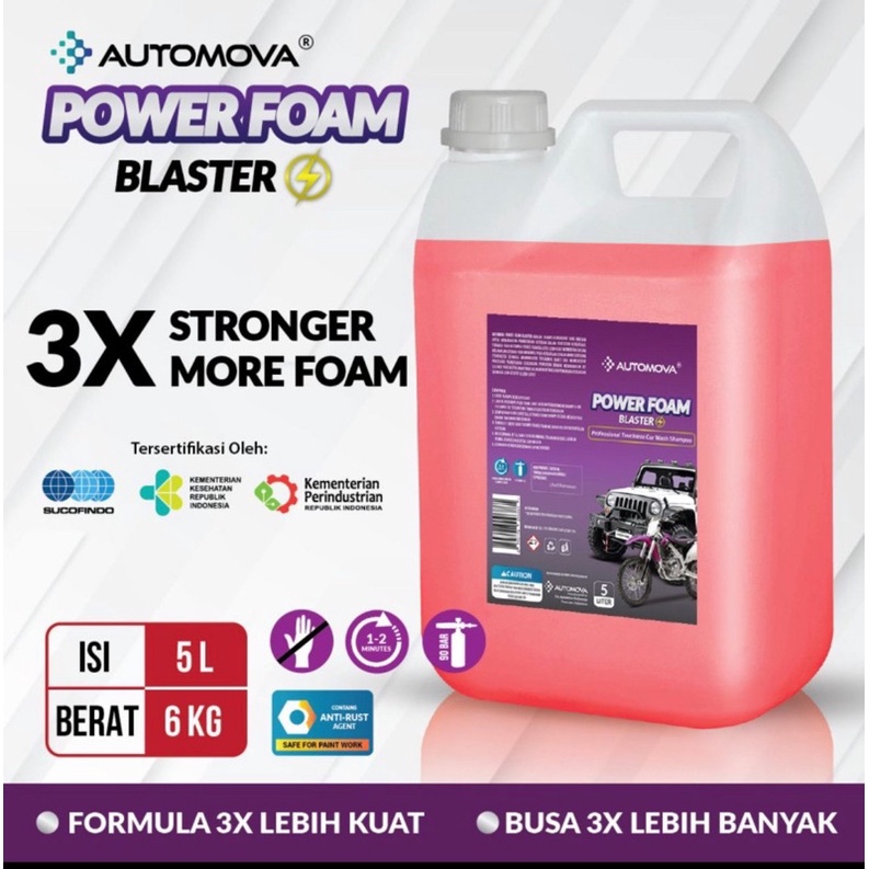 TOUCHLESS SHAMPOO AUTOMOVA POWER FOAM BLASTER (5 LITER)
