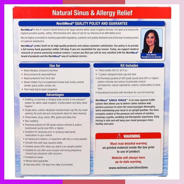 Neilmed Botol Sinus Rinse 50 Garam