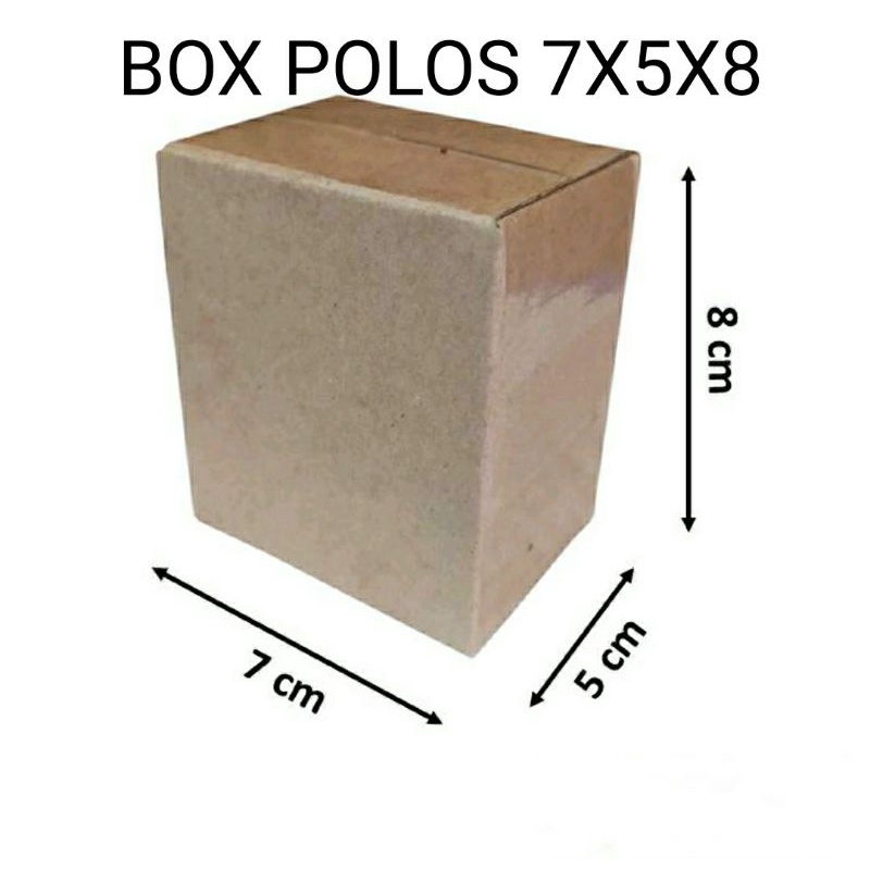 

Termurah Kardus Packaging polos Uk 7x5x8 cm #minibox