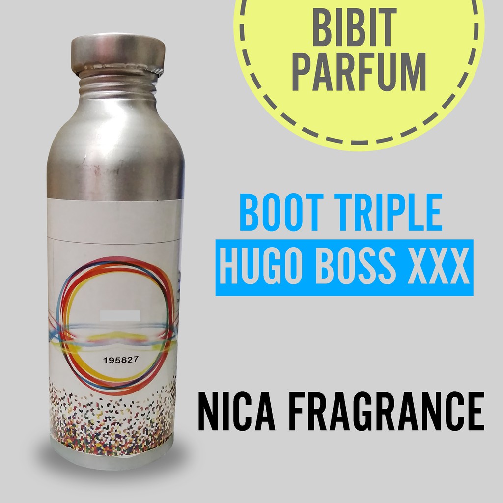 Bibit Parfum Murni HUG0 B0SS XXX - BOOT TRIPLE Nica Fragrance 250ml Segel Pabrik