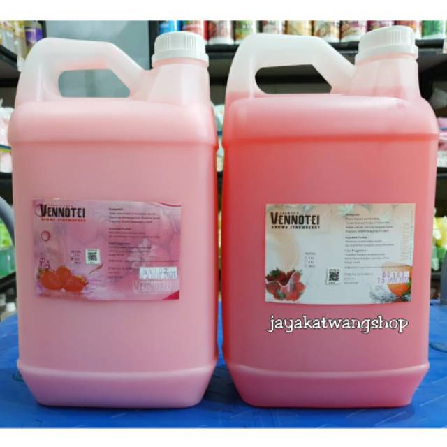 VENNOTEI SHAMPOO / CONDITIONER Vennotel 5 Liter Aroma Melon / Strawberry / Lemon / Apel - Venotel