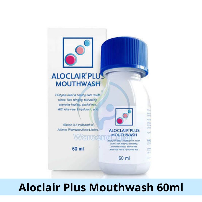 Aloclair Plus Mouthwash Obat Kumur Sariawan 60ml