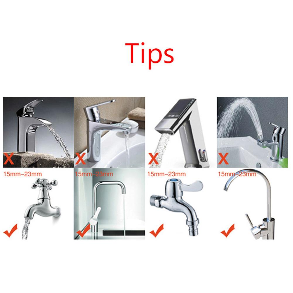 [Elegan] Filter Keran Semprot Adjustable Bubbler Aksesoris Dapur Perangkat Hemat Air Kepala Shower