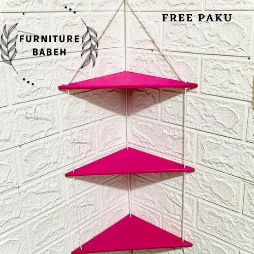 Rak Gantung Serbaguna 3 Tingkat Modern Minimalis