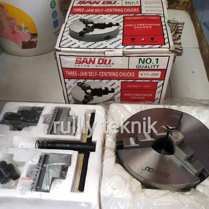 Chuck Bubut 10" 3 Jaw | Claw Bubut 3 Jaw | Catok Kepala Bubut 10 inch