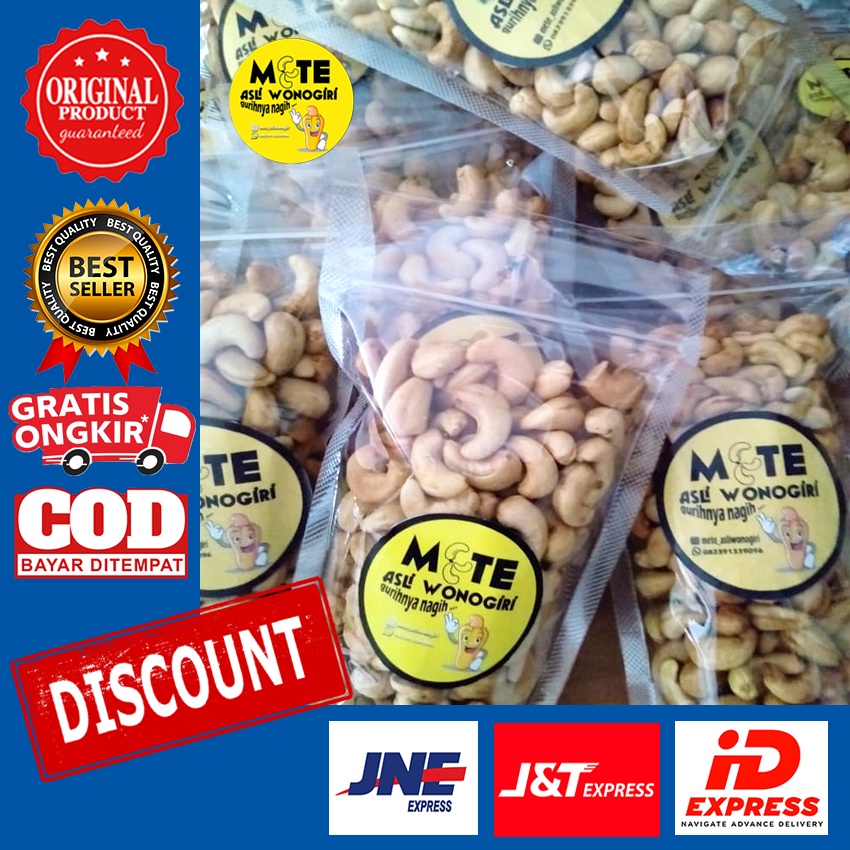 

Kacang Mete Mede Mateng Original Asli Wonogiri Utuh 250g