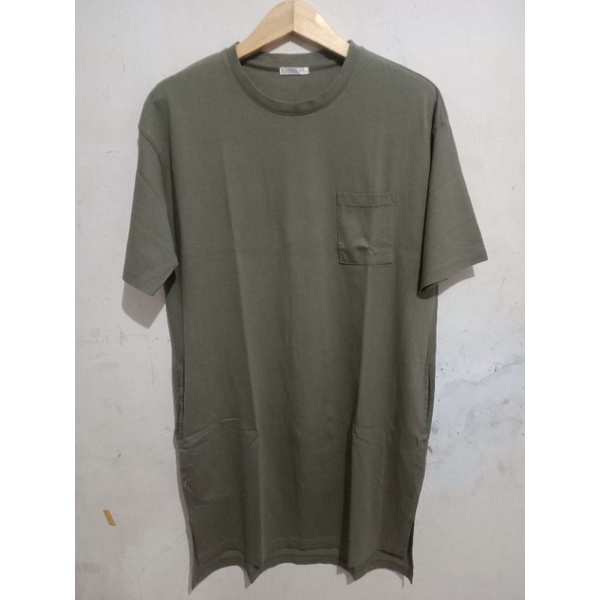 Pre❤ CINEMA CLUB  Tunik/ Dress Kaos Wanita - Hijau Army