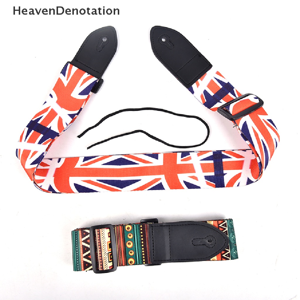 (Heavendenotation) Strap Nilon Aneka Warna Untuk Gitar Akustik / Elektrik / Bass