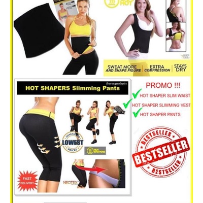 BEST PROMO HOT SHAPER PAKET KOMPLIT HOT SHAPER WAIST ROMPI CELANA ORIGINAL