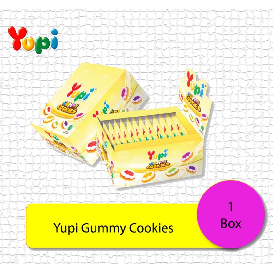 

Yupi Gummy Cookies 1 Box MURAH