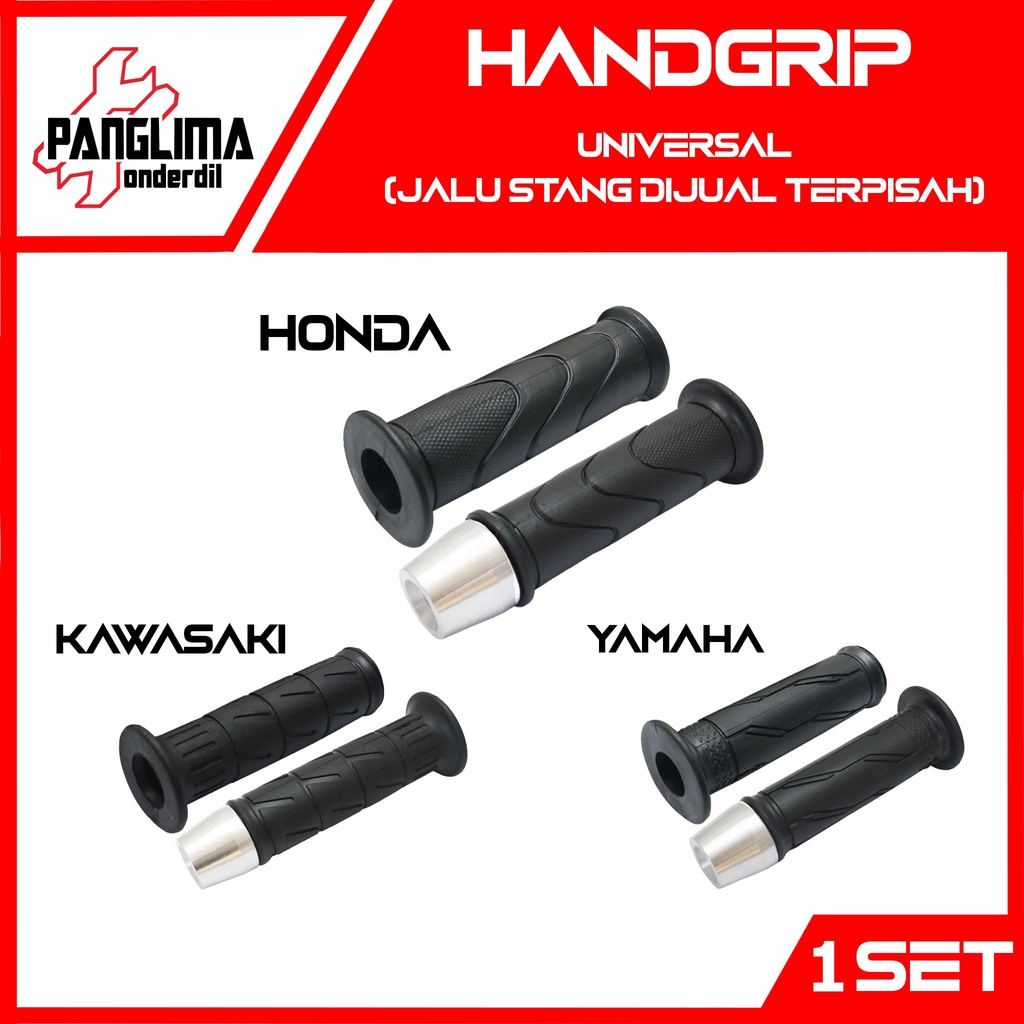 Handgrip Bandul Universal Semua Jenis Motor Model Honda &amp; Yamaha &amp; Kawasaki Beat Lama-eSP-Pop-eSP-FI/Vario 110-125-150 LED New/Mio Old-M3-GT-J-M3-Z-S/Kaze/Revo/PCX/NMAX/RX King/Satria FU/Scoopy/Aerox/Spacy/Vixion/Supra Handle Grip-Handpad-Handlegrip Jalu