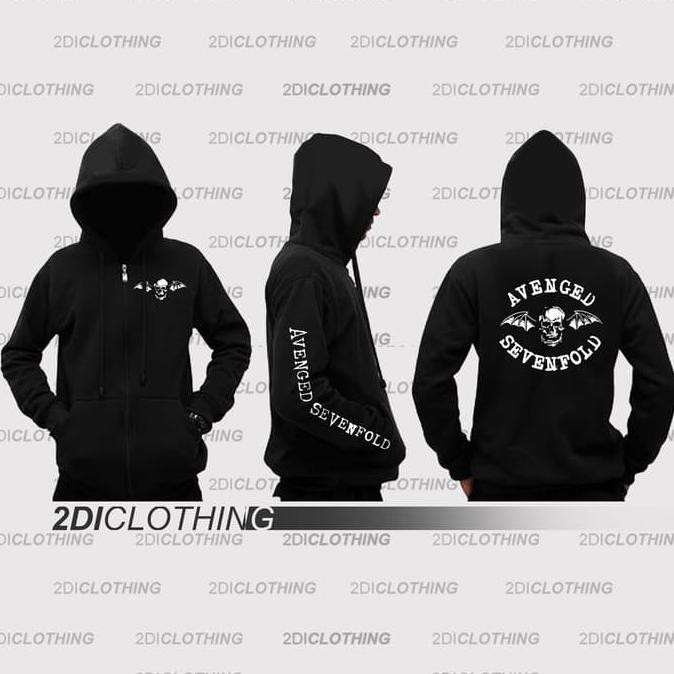 Hot Stuff Jaket Hoodie Zipper Avenged Sevenfold/ Jaket Avenged Sevenfold