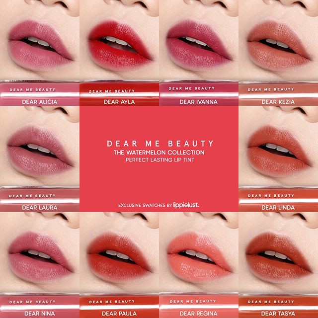 Dear Me Beauty Perfect Lasting Lip Tint Shopee Indonesia Lipstik dear me beauty watermelon
