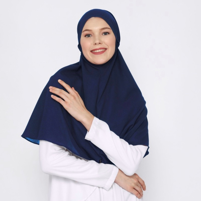 Bergo Maryam polos khimar Instan Kerudung tali Jilbab Diamond Bergo Maryam