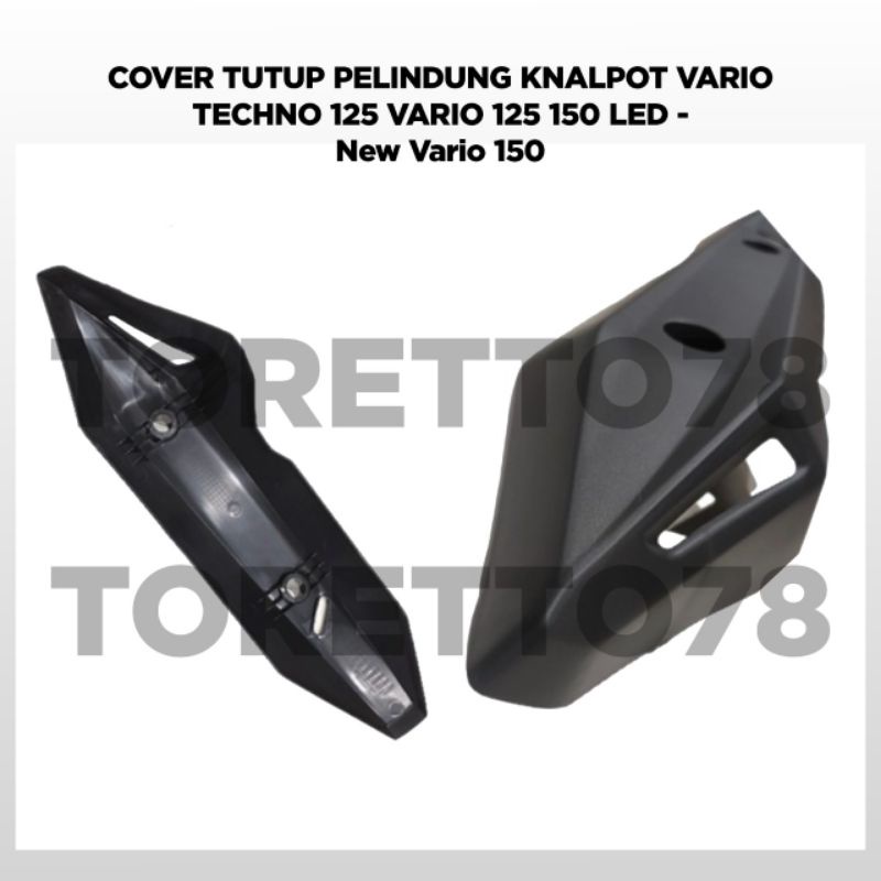 TAMENG KNALPOT ABS COVER KNALPOT ABS HONDA VARIO TECHNO VARIAN 2012 UP