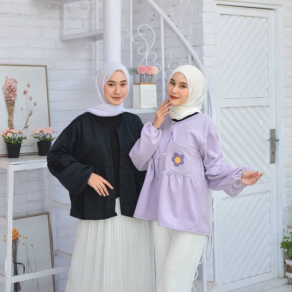 Nara Grosir - Kaory Sweet Outer | Fashion Terkini | Sweater Termurah