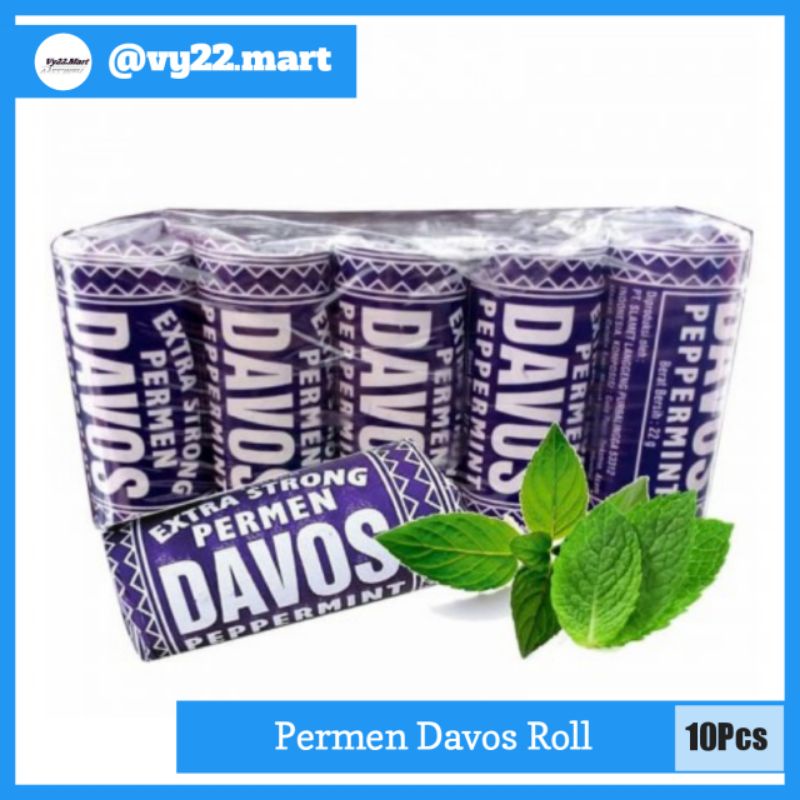 

Permen Davos Roll 10 Roll Asli Permen Jadul isi 10PCS