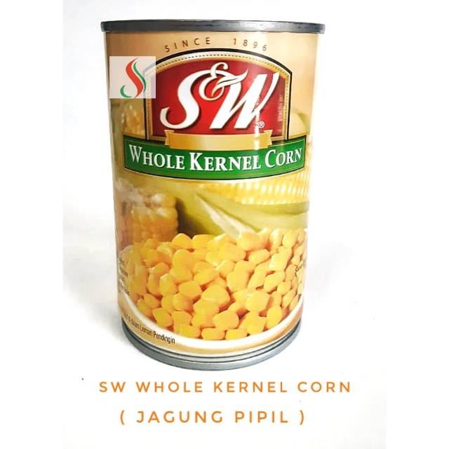 S&amp;W Whole Kernel Corn 425gr .( Jagung pipil ). SW whole corn