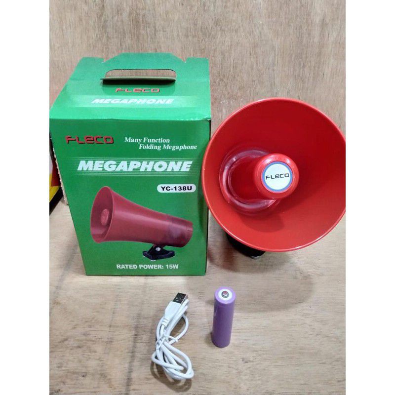 Toa Megaphone Fleco YC-138U - Pengeras Suara Fleco YC 138U Megaphone