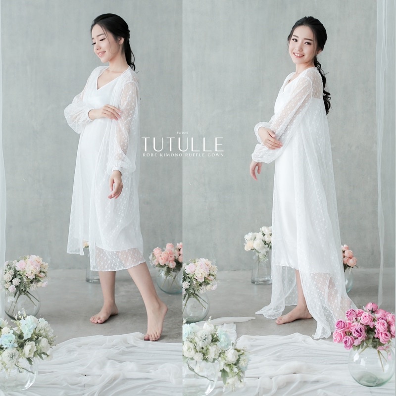 𝙏𝙪𝙩𝙪𝙡𝙡𝙚 Winnie Robe Pengantin Kimono Bride
