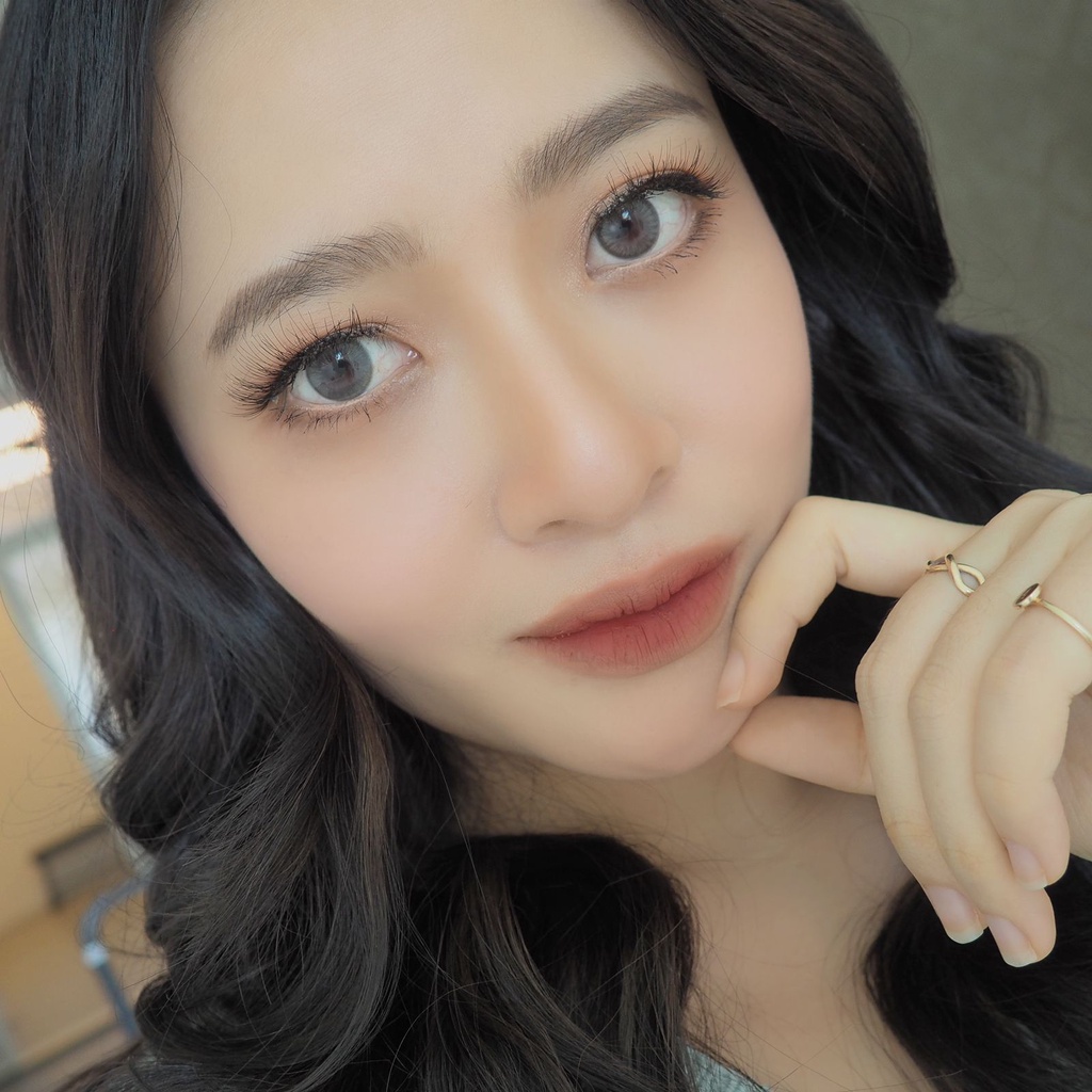 SOFTLENS LUX APPLE BLOOM GREY / KONTAK LENSA