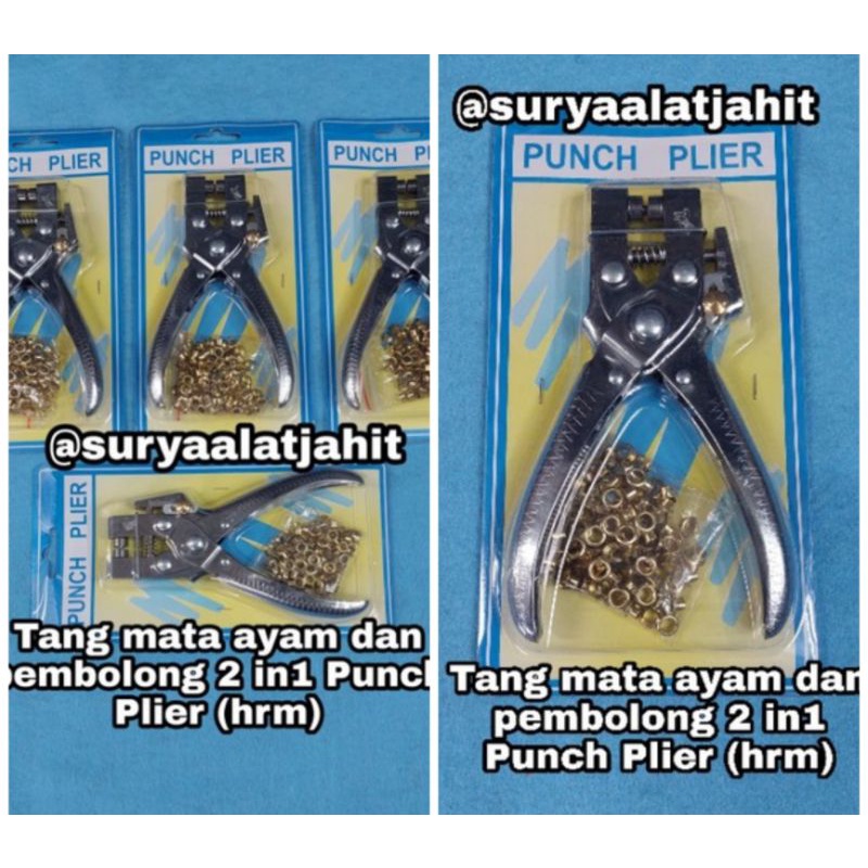 Tang dan pembolong 2 in1 Punch Plier (hrm) =rp.67.500/1pcs