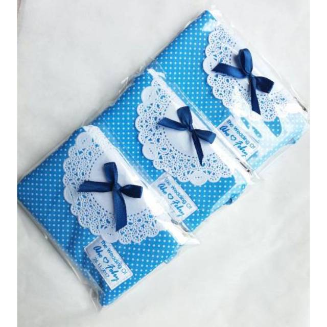 Souvenir Pouch Dompet Kanvas Katun Kosmetik Make Up HP Murah Handmade Custom Unik Lucu Suvenir