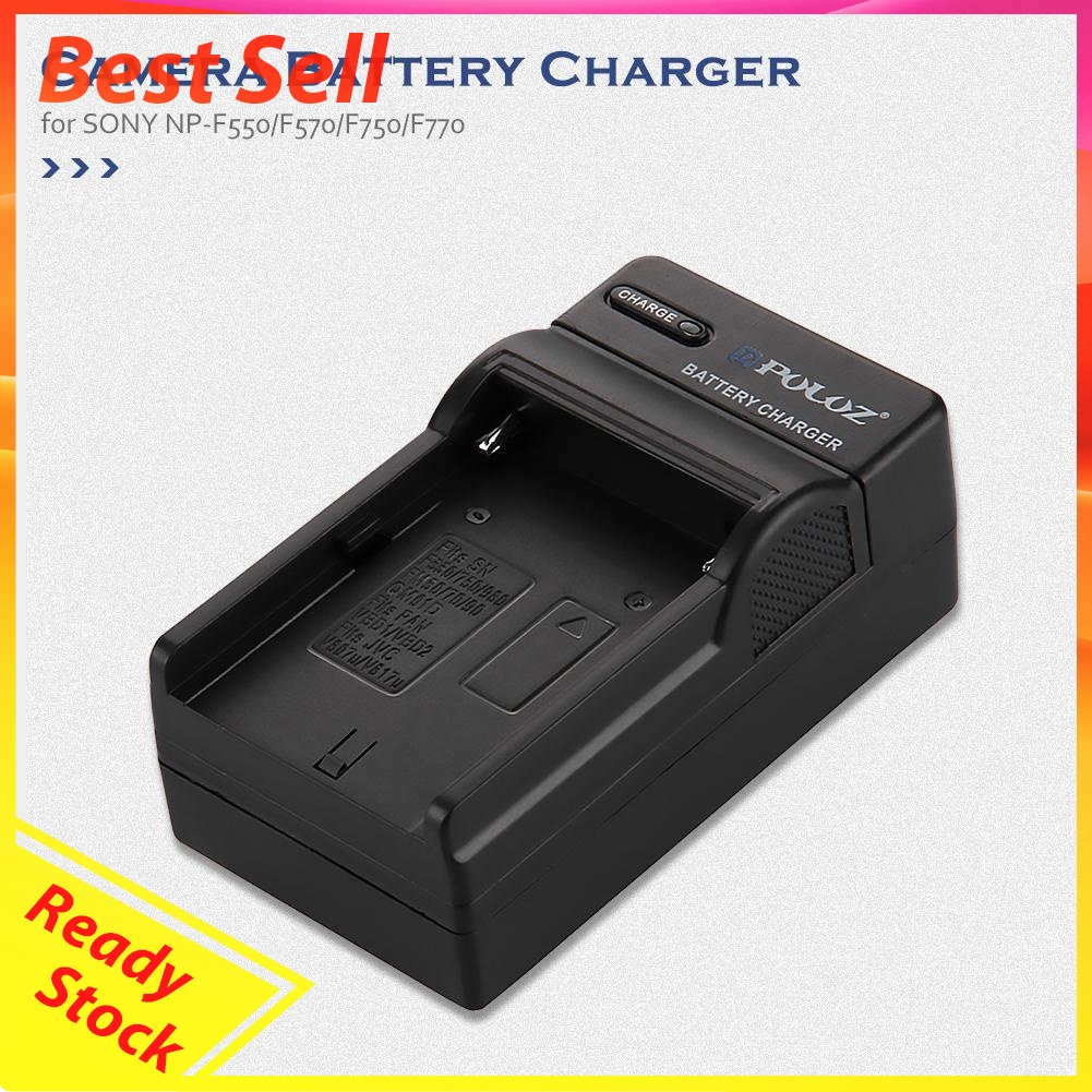 PULUZ PU2133 US Plug Camera Battery Charger for SONY NP-F550/F570/F750/F770