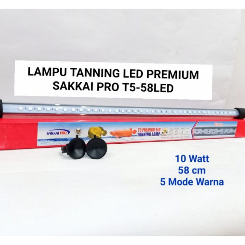 LAMPU AQUARIUM SAKKAI PRO LED SUPER RED LAMP TANNING T5-58 / SAKKAI PRO T5-58LED