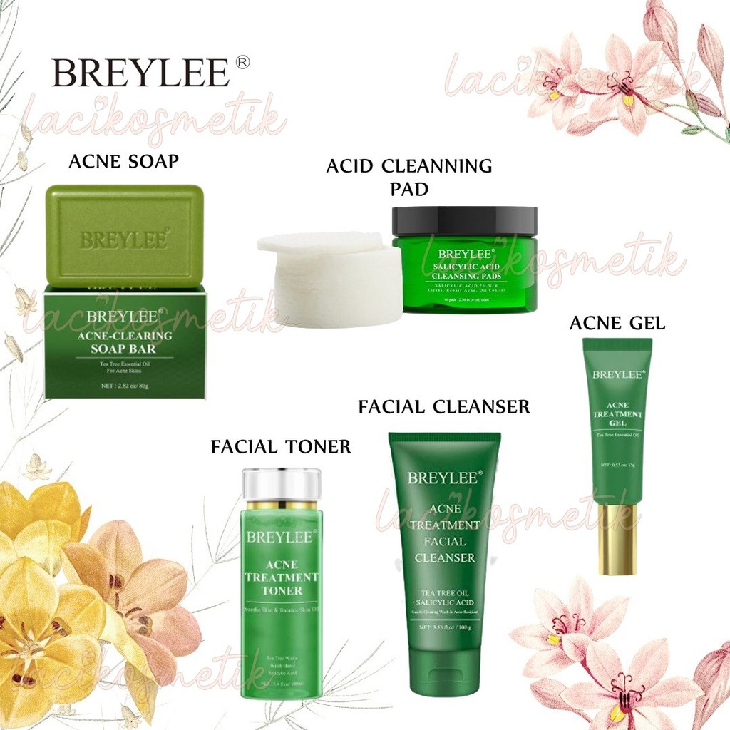 ✨LACIKOSME✨ BREYLEE TEA TREE ACNE SERIES - ACNE TREATMENT BPOM