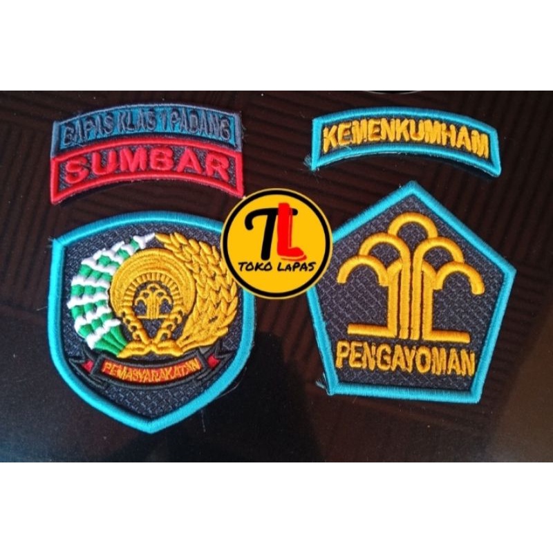 bed pdh bordir timbul kemenkumham