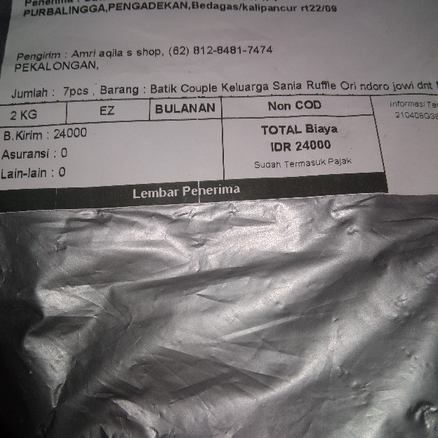 Batik Couple Keluarga Sania Ruffle Ori Ndoro Jowi Dnt Madu Ijo