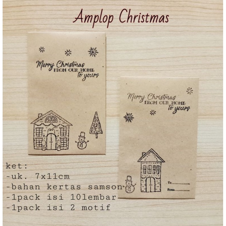 amplop natal/amplop christmas/amplop natal aesthetic