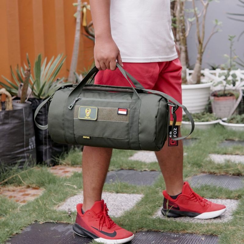 TAS SPORT ERFOZ/TAS GYM/TAS OLAHRAGA/TAS TRAVELING/TAS DUFFLE BAG/TAS ERFOZ/PULSAK TNI ERFOZ