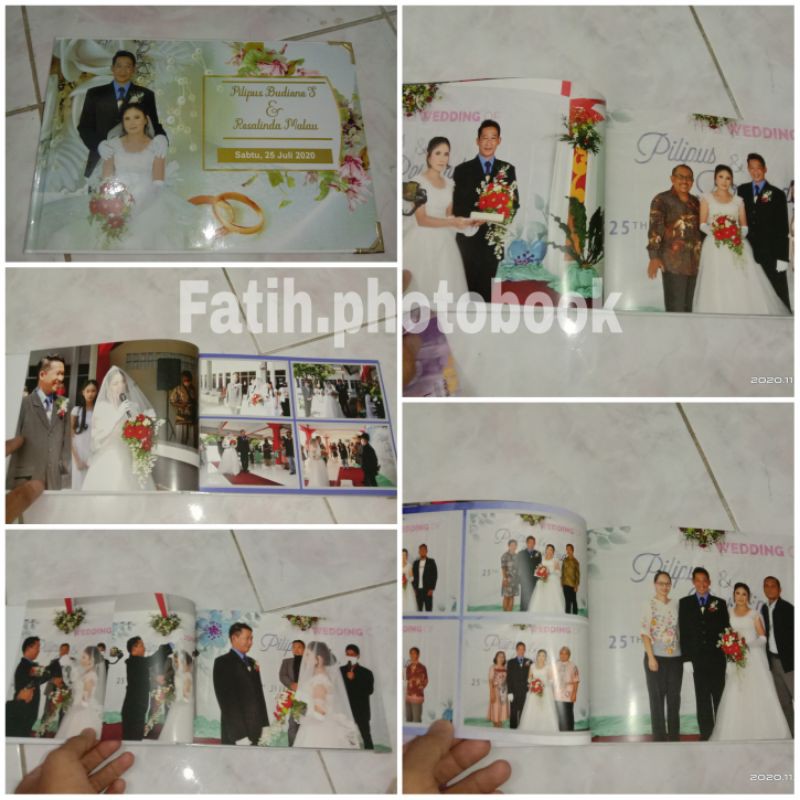 Cetak Album Foto Magazine Photobok kenangan wedding murah