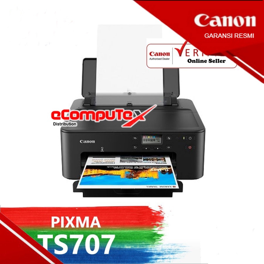 PRINTER CANON PIXMA TS707 / TS 707 A4 / WIFI / DUPLEX  ALL IN ONE GARANSI RESMI