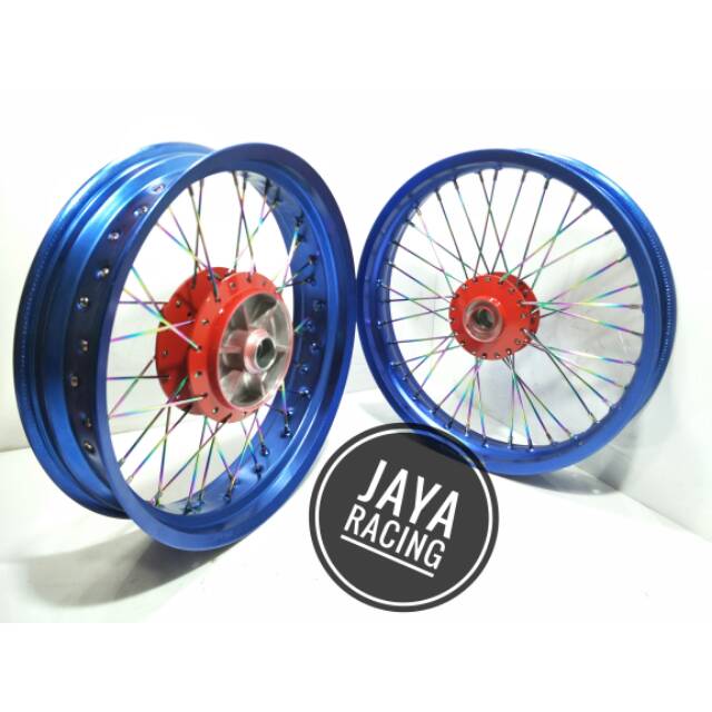 Velg model TK ring 17 Lebar 350 250 Megapro primus sepaket lengkap siap pakai bisa reguest