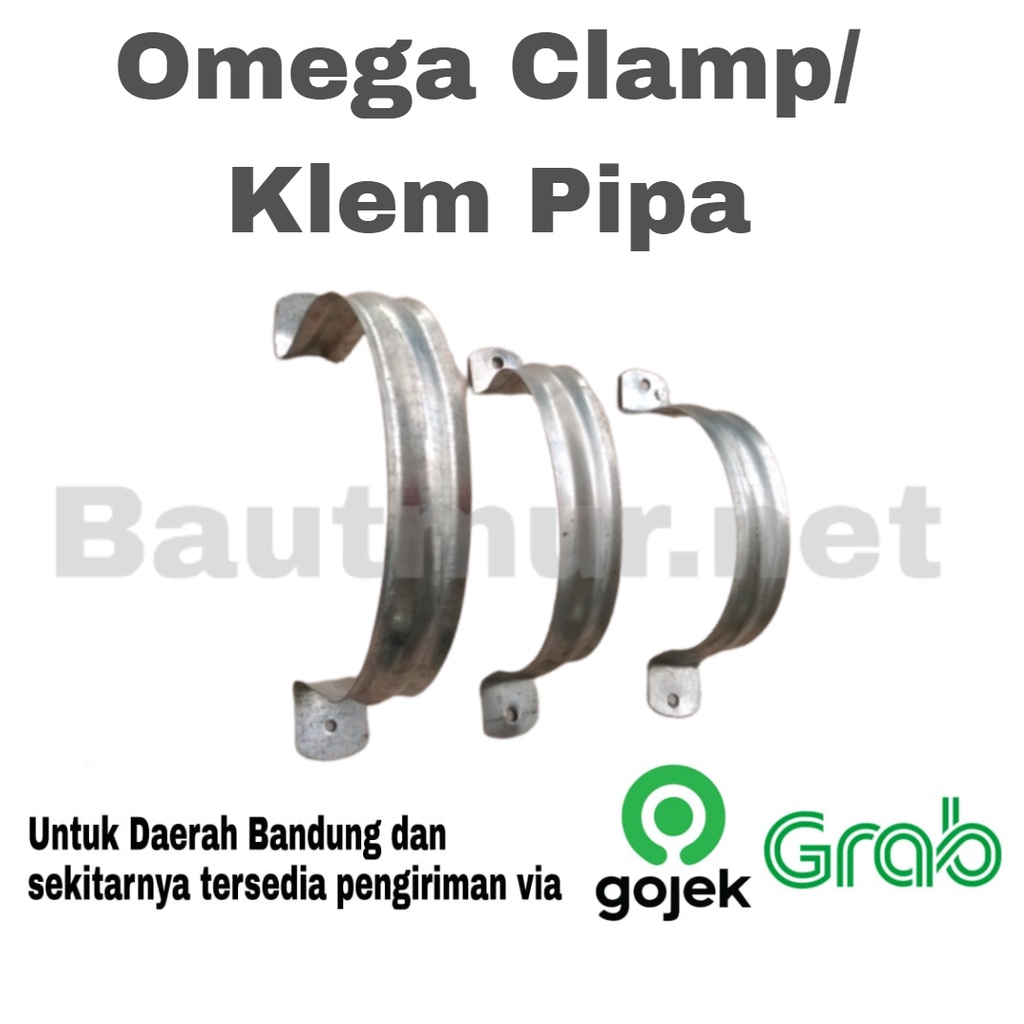 Jual Klem Omega 2" Inch - Pipe Clamp - Klem Pipa | Shopee Indonesia