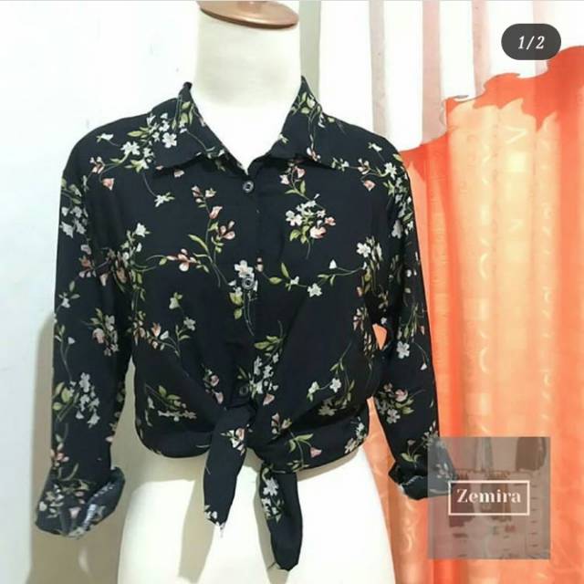 CROP / MONALISA / KEMEJA MONALISA / MONALISA CROP / KEMEJA CROP MONALISA/ CROP MURAH / CROP MONALISA