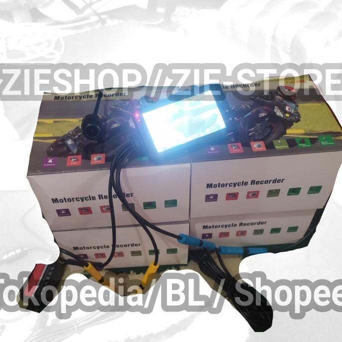 Dash Cam Motor Mobil Dvr Camera Depan Belakang Kamera Mundur Motor